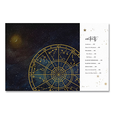 Quarto Astrological Self-Care Journal, 1-Subject, Purple Cover, (160) 8 x 6 Sheets (978163106833)