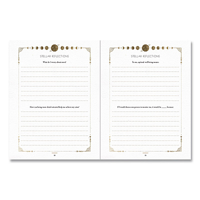 Quarto Astrological Self-Care Journal, 1-Subject, Purple Cover, (160) 8 x 6 Sheets (978163106833)