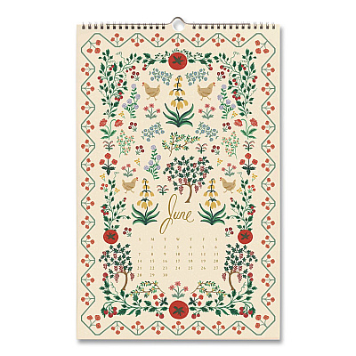 Flora Monthly Wall Calendar, 11 x 17, Multicolor Sheets, 12-Month (Jan to Dec): 2026 (CAL094)