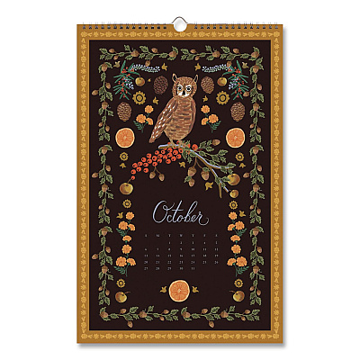 Flora Monthly Wall Calendar, 11 x 17, Multicolor Sheets, 12-Month (Jan to Dec): 2026 (CAL094)