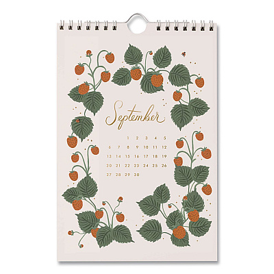Strawberry Fields Monthly Wall Calendar, 6 x 9, Multicolor Sheets, 12-Month (Jan to Dec): 2026 (CAL098)