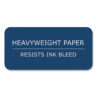 Roaring Spring Heavyweight BioBased Filler Paper, Side: 3-Hole, 8.5 x 11, Medium/College Rule, 100/Pack (13986)