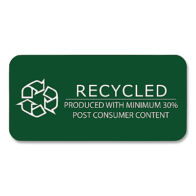 Roaring Spring Recycled Legal Pad, Wide/Legal Rule, (40) Canary 8.5 x 11 Sheets (74712EA)