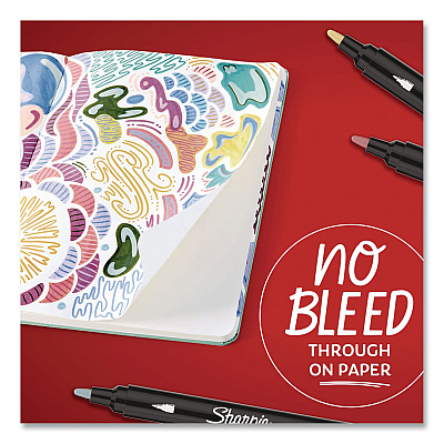Sharpie Water-Based Paint Markers, Bullet Tip, Assorted Warm Tone Colors, 12/Pack (2221937)