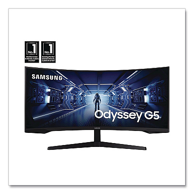 HP Odyssey G5 Curved WQHD LED Gaming Monitor, 34" Widescreen, VA Panel, 3440 Pixels x 1440 Pixels (LC34G55TWWNX)