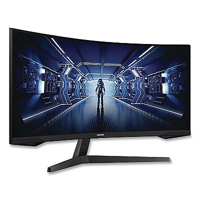 HP Odyssey G5 Curved WQHD LED Gaming Monitor, 34" Widescreen, VA Panel, 3440 Pixels x 1440 Pixels (LC34G55TWWNX)