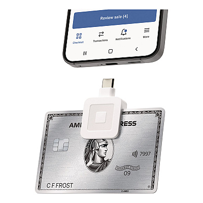 Square Mobile USB Type-C Card Reader for Most Apple and Android Devices (ASKU0862)