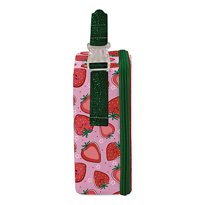 Thermos Kids Strawberry Smiles Insulated Lunch Bag, 9.5 x 3.75 x 7.5, Red Strawberry Print (N225017006ST)