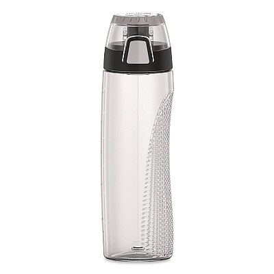 Thermos Tritan Plastic Hydration Water Bottle with Meter, 24 oz, Clear (THRHP4100CL6)