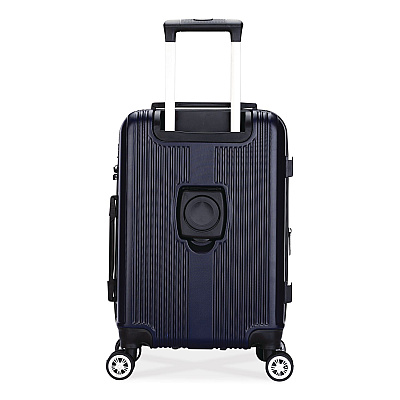 TUCCI TESORO Hardside Carry-On Spinner Suitcase, 13.7 x 7.6 x 22.8, Blue (T073120INBLU)
