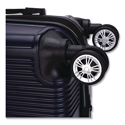 TUCCI TESORO Hardside Carry-On Spinner Suitcase, 13.7 x 7.6 x 22.8, Blue (T073120INBLU)