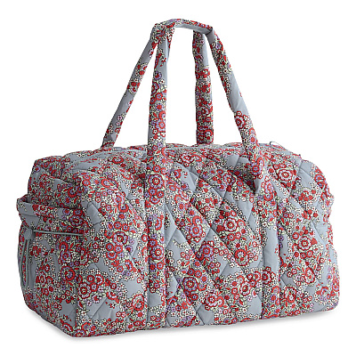 Large Original Nylon Carry-On Duffel, 22 x 11.5 x 11.5, Paisley Bouquet (5018122962)