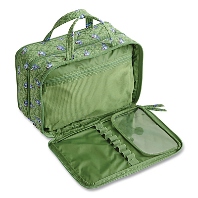 Ultimate Travel Case, 10.75 x 5.5 x 7.25, Green Birds (5192922584)
