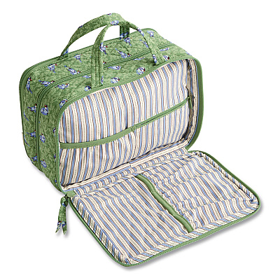 Ultimate Travel Case, 10.75 x 5.5 x 7.25, Green Birds (5192922584)