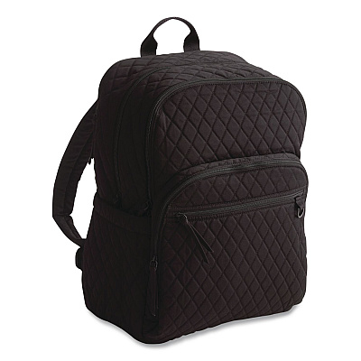 Bancroft Large Premium Cotton Laptop Backpack, Fits Devices Up to 15", 12" x 9" x 16.5", Moonless Night (5387220089)
