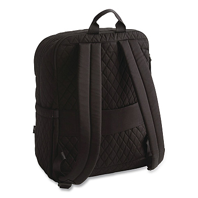 Bancroft Large Premium Cotton Laptop Backpack, Fits Devices Up to 15", 12" x 9" x 16.5", Moonless Night (5387220089)