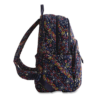 Bancroft Large Premium Cotton Laptop Backpack, Fits Devices Up to 15", 12" x 9" x 16.5", Starry Paisley (5387222510)