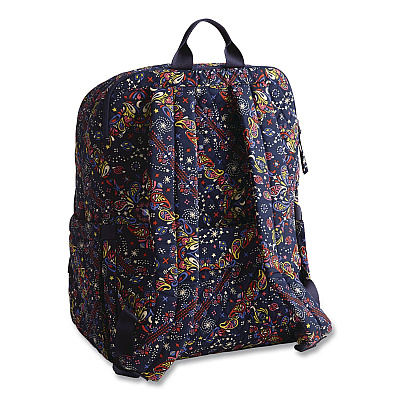 Bancroft Large Premium Cotton Laptop Backpack, Fits Devices Up to 15", 12" x 9" x 16.5", Starry Paisley (5387222510)