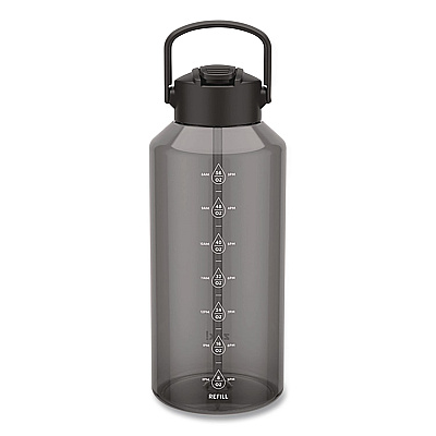 Liberty Plastic Water Bottle, 64 oz, Ebony (0015X270)