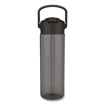 Liberty Plastic Water Bottle, 24 oz, Ebony (0015X280)