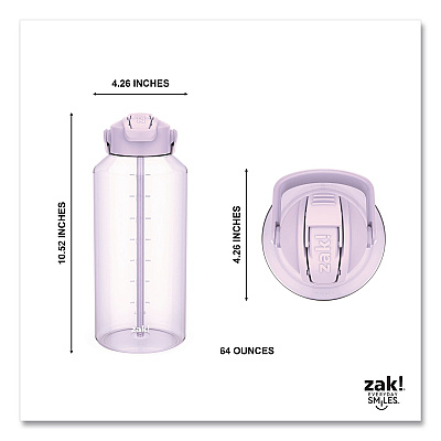 Liberty Plastic Water Bottle, 64 oz, Lavender (2598X270)