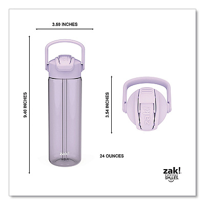Liberty Plastic Water Bottle, 24 oz, Lavender (2598X280)