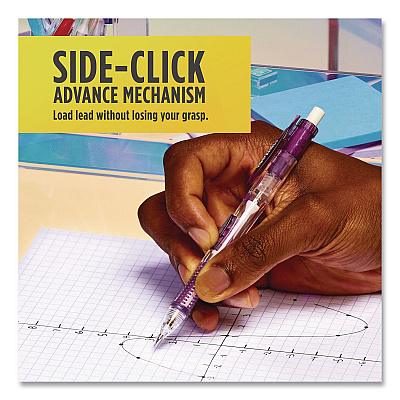 Paper Mate Clear Point Mechanical Pencil, 0.7 mm, HB #2, Black Lead, Blue Barrel (56043EA)