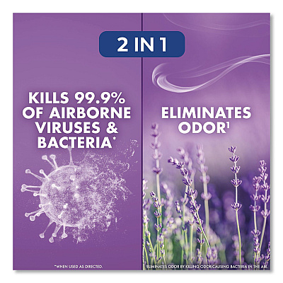 LYSOL Air Sanitizer Spray, Lavender Sky Scent, 10 oz Aerosol Spray (56348EA)
