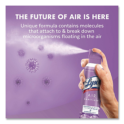LYSOL Air Sanitizer Spray, Lavender Sky Scent, 10 oz Aerosol Spray (56348EA)