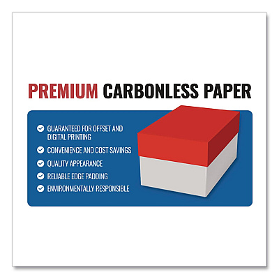 NCR Paper Superior Carbonless Paper, 2-Part, 8.5 x 11, Canary/White, 250 Sets/Ream, 10 Reams/Carton (5887NCASE)