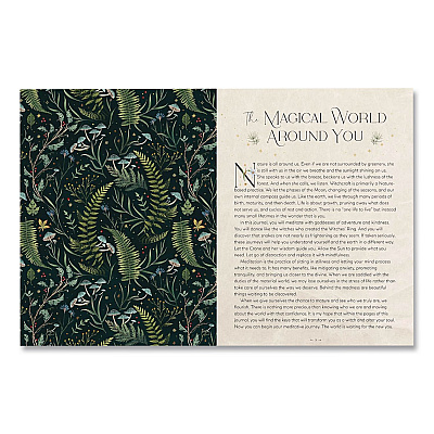 Quarto Find Your Magic Prompts Guided Journal, Black/Nature Artwork Cover, (160) 8 x 6 Sheets (978163106897)