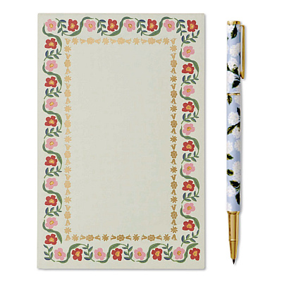 Delphine Notepad, (75) Multicolor 4.25 x 6.5 Sheets (NPM040)