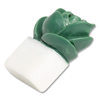 U Brands Succulent Push Pins, Green, 9/Pack (3616U0624)