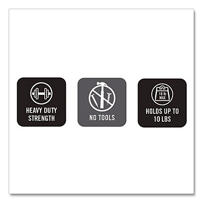 Velcro Professional Series High-Strength Hook-and-Loop Roll Fastener, 2" x 15 ft, Black (31307)