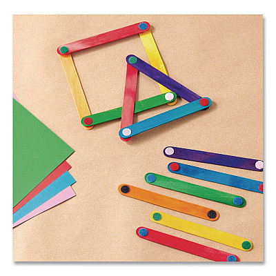 Velcro Crafting Sticky Back Dots, 0.62", Assorted, 140/Pack (VEL40063USA)