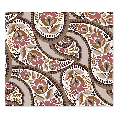 Cord Organizer, 8.5 x 2 x 6.5, Blooming Paisley (5010822531)