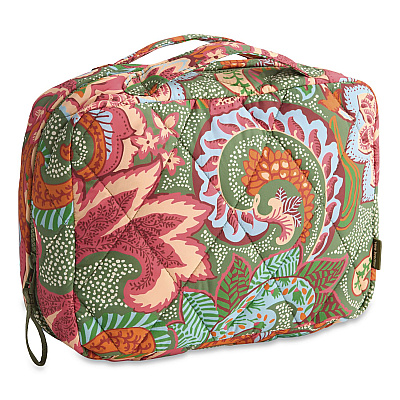 Hanging Travel Organizer, 9.75 x 4 x 7.5, Leaf Me Not Paisley (5018322537)