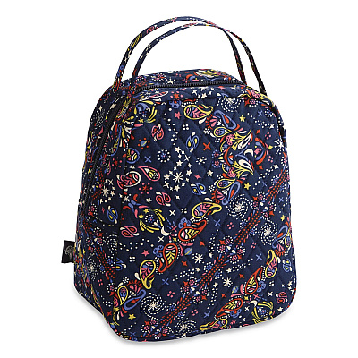 Insulated Lunch Bag, 7.25 x 4.25 x 9, Starry Paisley (5050822510)