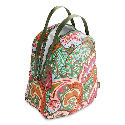 Insulated Lunch Bag, 7.25 x 4.25 x 9, Leaf Me Not Paisley (5050922537)