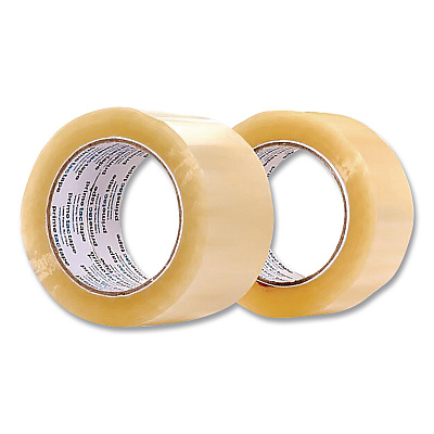 Coastwide Professional PrimeTac Industrial Packing Tape, 3" Core, 2" x 110 yd, Clear, 36/Carton (6202X110)