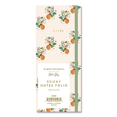 Blue Sky Bespoke Note-Folio Sticky Notes Combo Pack, Assorted Sizes, Multicolor 50 Sheets/Pad (155597)