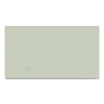 Blue Sky Bespoke Letterpress Ring Binder, 3 Rings, 1.25" Capacity, 11 x 8.5, Green/Lemon Design (155603)
