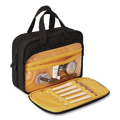 Walker Toiletry Bag, 9.1 x 4.3 x 12.6, Black (0102047AN298)
