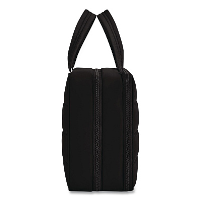 SpaceSaver Puffy Toiletry Bag, 4.75 x 11 x 8, Black (0108061AS273)