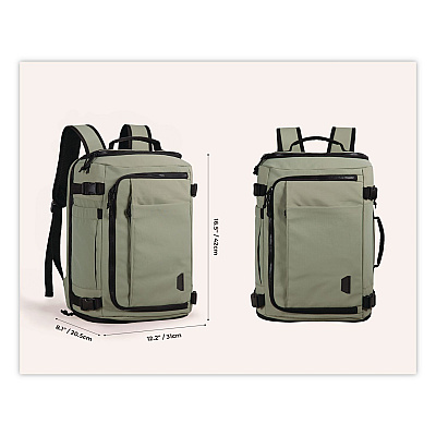 Blast Laptop Backpack, Fits Devices Up to 15.9", 12.2 x 8.1 x 16.5, Mossy (0301094AC007)