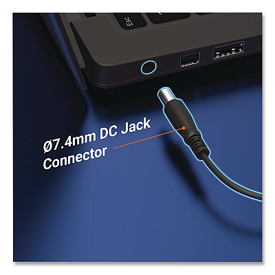 j5create Power Adapter for Dell Inspiron/Latitude Laptops, Black (JUP1090D)