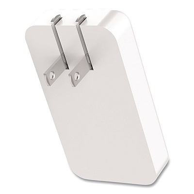 j5create 65 W USB-C Two-Port GaN PD Charger, White (JUP2465)