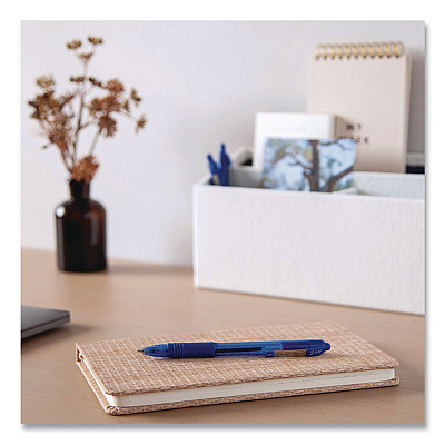 Zebra Z-Grip Ballpoint Pen, Retractable, Medium 1 mm, Blue Ink and Barrel, 24/Pack (20324)