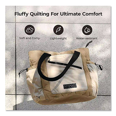 Vega Tote Bag, Fits Devices Up to 15.6", 6 x 15.7 x 14, Grullo (0305085AN497)