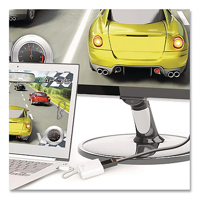 j5create DisplayPort to HDMI Adapter, 3.54", White (JDA154)